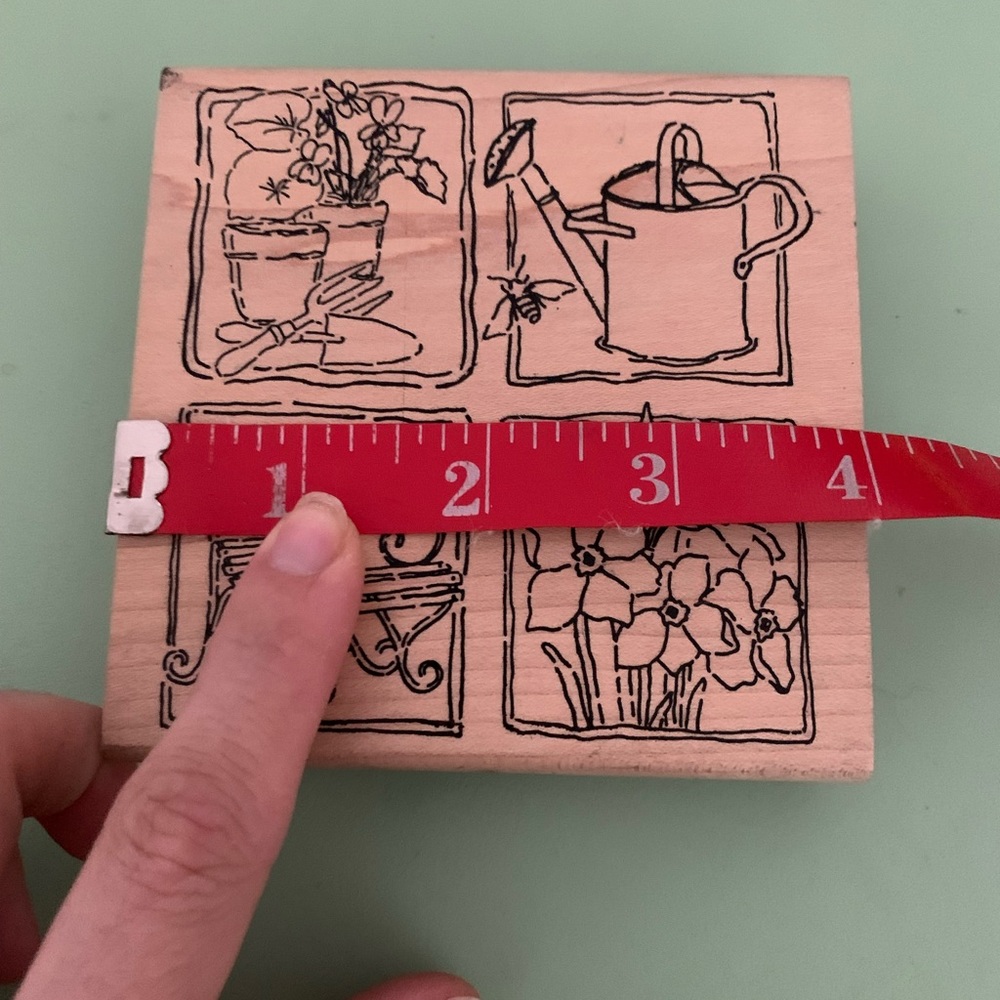 Spring sampler stamp - Picture 4 of 4